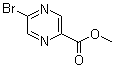structure of CAS# 210037-58-4, 5-Bromopyrazinecarboxylic acid methyl ester;5-Bromo-2-pyrazinecarboxylic acid methyl ester