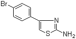 2-Amino-4-(4-bromophenyl)thiazole molecular structure (CAS 2103-94-8)