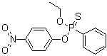O-乙基 O-对硝基苯基硫代苯膦酸酯分子结构 (CAS 2104-64-5)