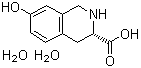 (3S)-1,2,3,4-四氢-7-羟基-3-异喹啉甲酸二水合物分子结构 (CAS 210709-23-2)