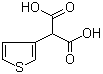 结构式 CAS# 21080-92-2, 3-噻吩丙二酸