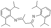 2,4-Bis(2,6-diisopropylphenylimino)pentane molecular structure (CAS 210832-39-6)