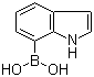 结构式 CAS# 210889-31-9, 吲哚-7-硼酸