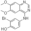 4-(3'-Bromo-4'-hydroxyphenyl)amino-6,7-dimethoxyquinazoline molecular structure (CAS 211555-04-3)