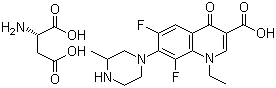 Lomefloxacin aspartate molecular structure (CAS 211690-33-4)