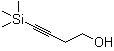 4-三甲基硅烷基-3-丁炔-1-醇分子结构 (CAS 2117-12-6)