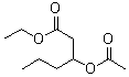 Ethyl 3-acetoxyhexanoate molecular structure (CAS 21188-61-4)