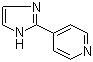 结构式 CAS# 21202-42-6, 4-(1H-咪唑-2-基)吡啶