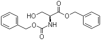 N-苄氧羰基-L-丝氨酸苄酯分子结构 (CAS 21209-51-8)