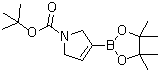 1-Boc-2,5-Dihydro-1H-pyrrole-3-boronic acid pinacol ester molecular structure (CAS 212127-83-8)