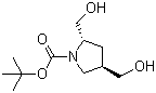 (2S,4R)-2,4-Bis(hydroxymethyl)-1-pyrrolidinecarboxylic acid tert-butyl ester molecular structure (CAS 212266-75-6)