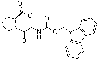 N-[(9H-Fluoren-9-ylmethoxy)carbonyl]glycyl-L-proline molecular structure (CAS 212651-48-4)