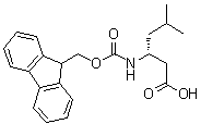 (3R)-3-[[(9H-Fluoren-9-ylmethoxy)carbonyl]amino]-5-methylhexanoic acid molecular structure (CAS 212688-54-5)