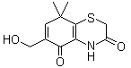 4,8-二氢-7-(羟基甲基)-8,8-二甲基-2H-1,4-苯并噻嗪-3,5-二酮分子结构 (CAS 212701-97-8)