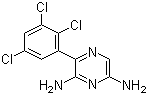 2,6-Diamino-3-(2,3,5-trichlorophenyl)pyrazine molecular structure (CAS 212778-82-0)