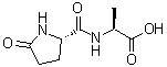 5-Oxo-L-prolyl-L-alanine molecular structure (CAS 21282-08-6)