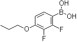 结构式 CAS# 212837-49-5, 2,3-二氟-4-丙氧基苯基硼酸