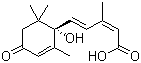 (+)-脱落酸分子结构 (CAS 21293-29-8)