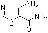 结构式 CAS# 21299-72-9, 4-氨基-1H-咪唑-5-甲酰胺