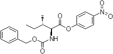 N-Carbobenzoxy-L-isoleucine 4-nitrophenyl ester molecular structure (CAS 2130-99-6)
