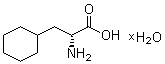 (alphaR)-alpha-Aminocyclohexanepropanoic acid hydrate molecular structure (CAS 213178-94-0)