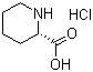 结构式 CAS# 2133-33-7, (2S)-2-哌啶甲酸盐酸盐