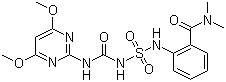 嘧苯胺磺隆分子结构 (CAS 213464-77-8)
