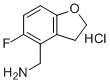 structure of CAS# 2135600-87-0, (5-Fluoro-2,3-dihydrobenzofuran-4-yl)methanamine hydrochloride