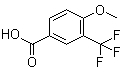 4-Methoxy-3-trifluoromethylbenzoic acid molecular structure (CAS 213598-09-5)