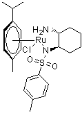 [N-((1R,2R)-2-Aminocyclohexyl)-4-methylbenzenesulfonamidato](chloro)(1-isopropyl-4-methylbenzene)ruthenium molecular structure (CAS 213603-12-4)