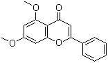 结构式 CAS# 21392-57-4, 5,7-二甲氧基黄酮
