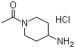 1-Acetylpiperidin-4-amine hydrochloride molecular structure (CAS 214147-48-5)