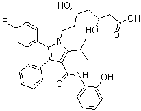2-Hydroxyatorvastatin molecular structure (CAS 214217-86-4)