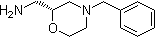 (2R)-4-(Phenylmethyl)-2-morpholinemethanamine molecular structure (CAS 214273-17-3)