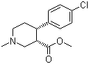 (3S,4S)-4-(4-Chlorophenyl)-1-methyl-3-piperidinecarboxylic acid methyl ester molecular structure (CAS 214335-16-7)