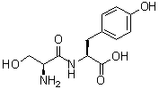 L-丝氨酰-L-酪氨酸分子结构 (CAS 21435-27-8)