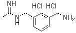 结构式 CAS# 214358-33-5, N-[[3-(氨基甲基)苯基]甲基]乙脒二盐酸盐