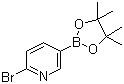 structure of CAS# 214360-62-0, 2-Bromopyridine-5-boronic acid pinacol ester;2-Bromo-5-(4,4,5,5-tetramethyl-1,3,2-dioxaborolan-2-yl)pyridine