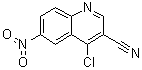 4-Chloro-6-nitro-3-quinolinecarbonitrile molecular structure (CAS 214470-37-8)
