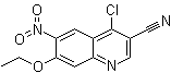 4-Chloro-7-ethoxy-6-nitro-3-quinolinecarbonitrile molecular structure (CAS 214476-09-2)