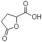 结构式 CAS# 21461-84-7, (R)-5-氧代四氢-2-呋喃甲酸