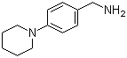 (4-Piperidinophenyl)methylamine molecular structure (CAS 214759-73-6)