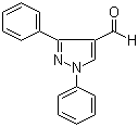 结构式 CAS# 21487-45-6, 1,3-二苯-1H-吡唑-4-甲醛