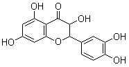 structure of CAS# 215257-15-1, 3,5,7,3',4'-Pentahydroxyflavanone;2-(3,4-Dihydroxyphenyl)-2,3-dihydro-3,5,7-trihydroxy-4H-1-benzopyran-4-one; 2-(3,4-Dihydroxyphenyl)-3,5,7-trihydroxychroman-4-one
