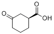 结构式 CAS# 21531-46-4, (1S)-3-氧代环己烷-1-羧酸