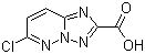 结构式 CAS# 215530-62-4, 6-氯-[1,2,4]三唑并[1,5-b]哒嗪-2-羧酸
