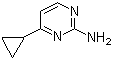 structure of CAS# 21573-15-9, 4-Cyclopropyl-2-pyrimidinamine;2-Amino-4-cyclopropylpyrimidine