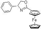 [(4R)-4,5-Dihydro-4-phenyl-2-oxazolyl]-Ferrocene molecular structure (CAS 215818-63-6)