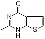 2-Methyl-3H-thieno[2,3-d]pyrimidin-4-one molecular structure (CAS 21582-51-4)