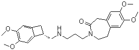 N-去甲基伊伐布雷定分子结构 (CAS 215935-23-2)